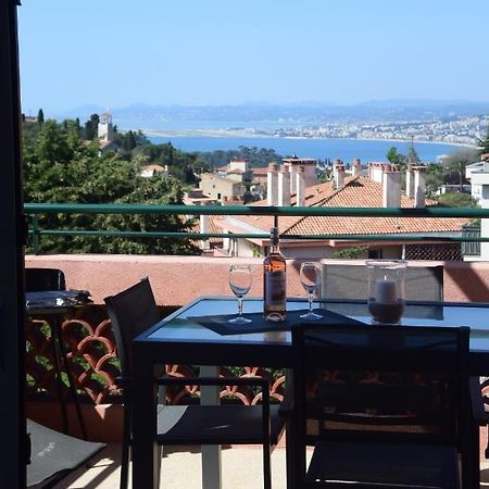Agréable 3 pièces climatisé avec vue mer et parking Villefranche-sur-Mer Esterno foto
